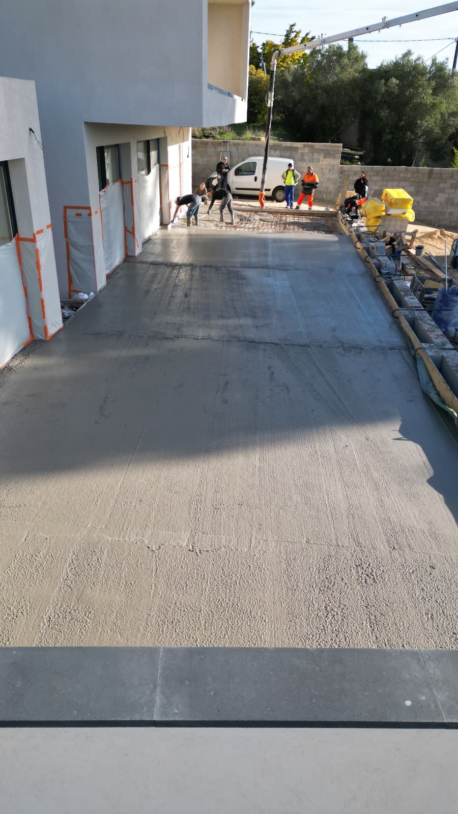 120m2 dalle béton – Après 2